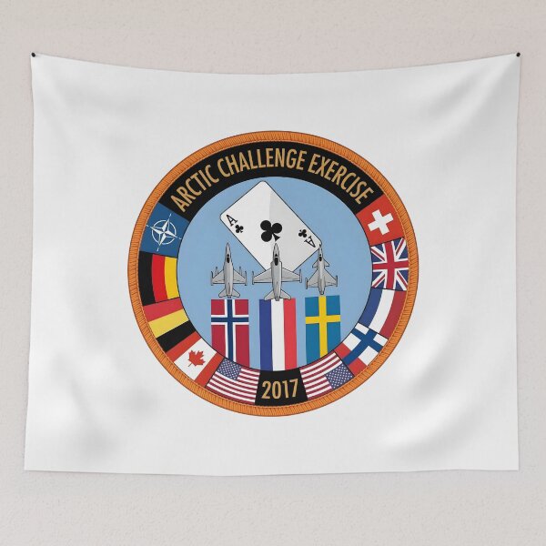 Item preview, Arctic Challenge Exercise 2017 NATO Military Patch designed and sold by CharlieDesings.