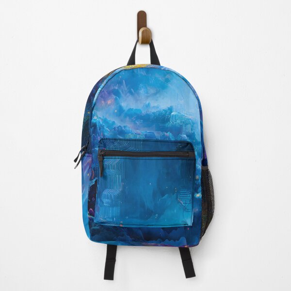 Item preview, Cyberpunk Digital Nebula Landscape designed and sold by ThaCriações.