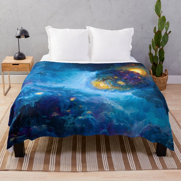 Item preview, Cyberpunk Digital Nebula Landscape designed and sold by ThaCriações.