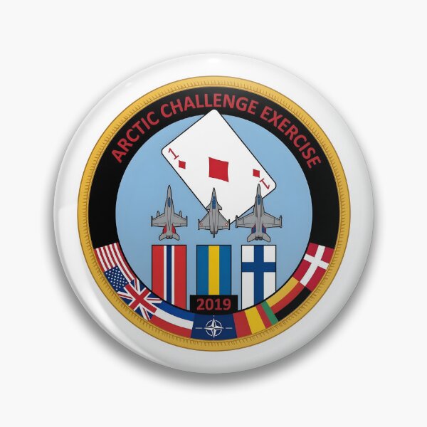 Item preview, Arctic Challenge Exercise 2019 NATO Military Patch designed and sold by CharlieDesings.