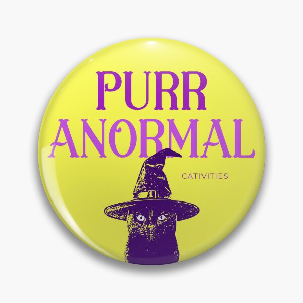 Item preview, PurrAnormal Cativities Black Cat With a Witch Hat designed and sold by MZS Studio.