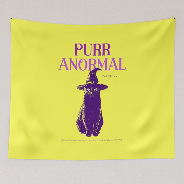 Item preview, PurrAnormal Cativities Black Cat With a Witch Hat designed and sold by MZS Studio.