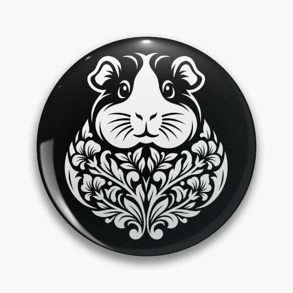 Item preview, Guinea Pig Botanical Silhouette Vector Illustration designed and sold by ZUMERI.