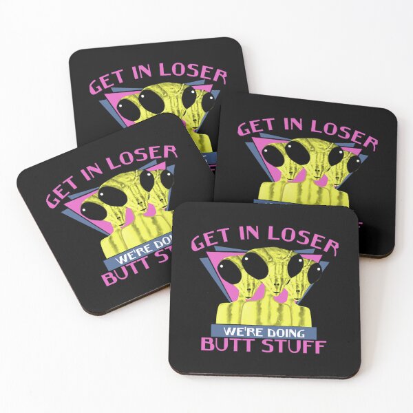 Item preview, Get In Loser We_re Doing But Stuff Alien Abduction 80_s Retro Active  designed and sold by Gabrielalandb.
