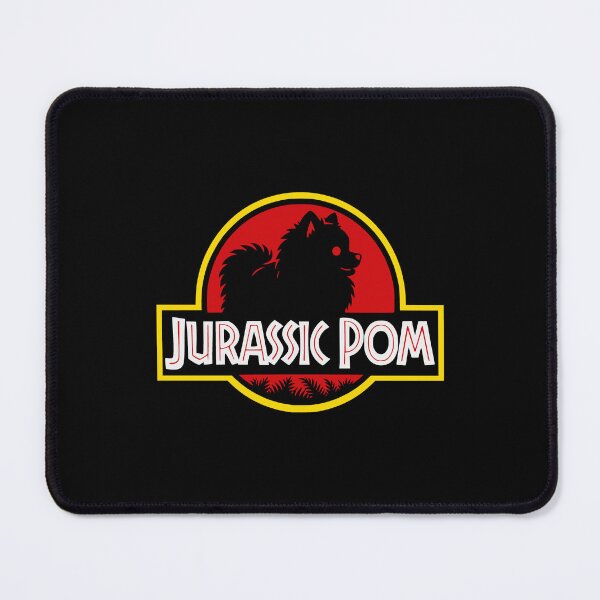 Item preview, Jurassic Pom Pomeranian Dinosaur Parody Logo designed and sold by AnAzArt.
