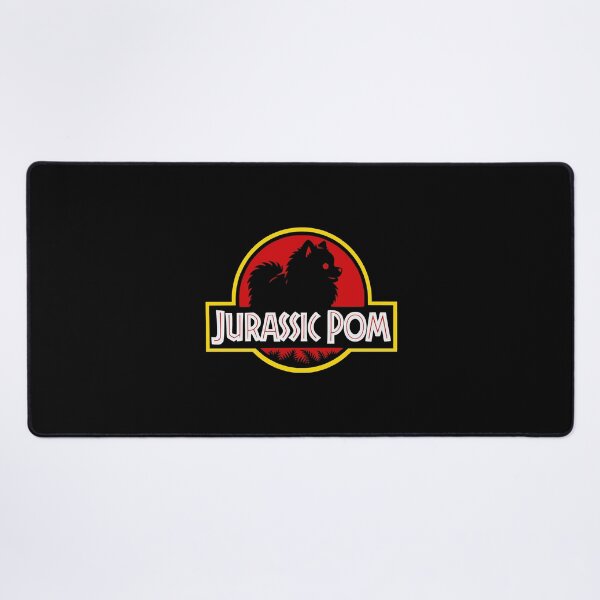 Item preview, Jurassic Pom Pomeranian Dinosaur Parody Logo designed and sold by AnAzArt.