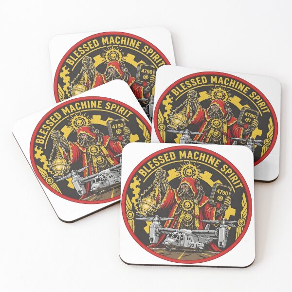 Item preview, Blessed Machine Spirit V-22 Osprey Tech-Priest Morale Patch designed and sold by CharlieDesings.
