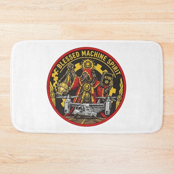 Item preview, Blessed Machine Spirit V-22 Osprey Tech-Priest Morale Patch designed and sold by CharlieDesings.