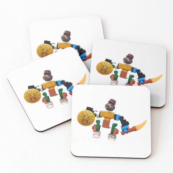 Item preview, Pirate Block Bunny with Golden Coin designed and sold by Natascha-Prints.