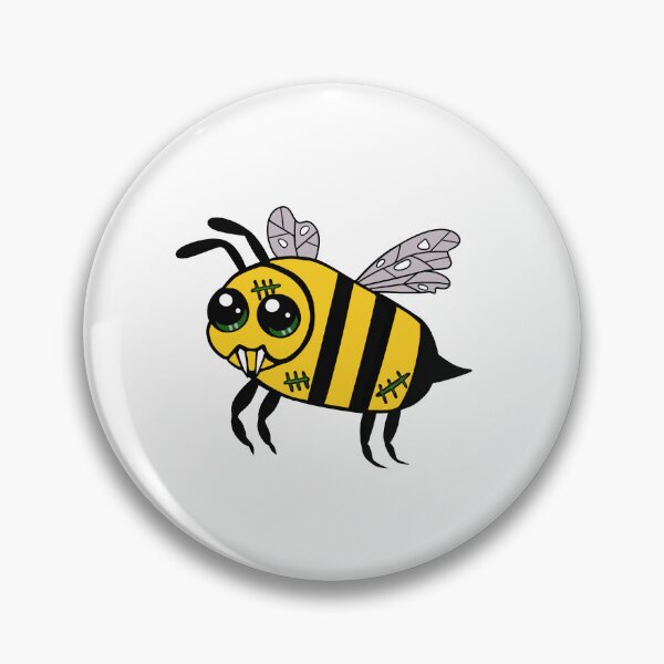 Item preview, Cute Halloween Zombie Bee designed and sold by Sartoris Art.