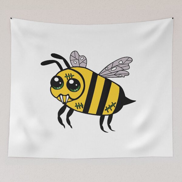 Item preview, Cute Halloween Zombie Bee designed and sold by Sartoris Art.