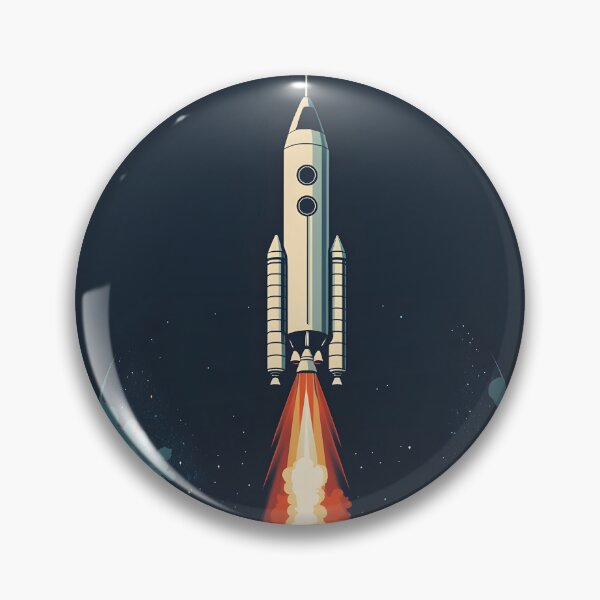 Item preview, 3d Render Of Vintage Space Rocket, Electric designed and sold by Checho30.
