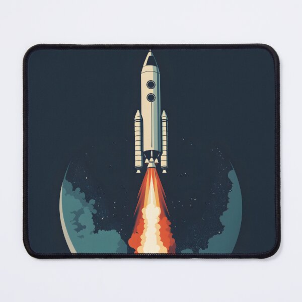 Item preview, 3d Render Of Vintage Space Rocket, Electric designed and sold by Checho30.