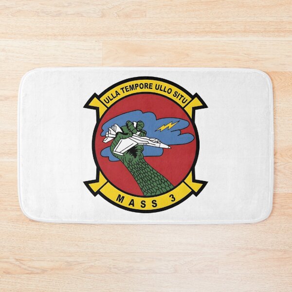 Item preview, US Marine Corps MASS-3 Marine Air Support Squadron 3 Patch designed and sold by CharlieDesings.