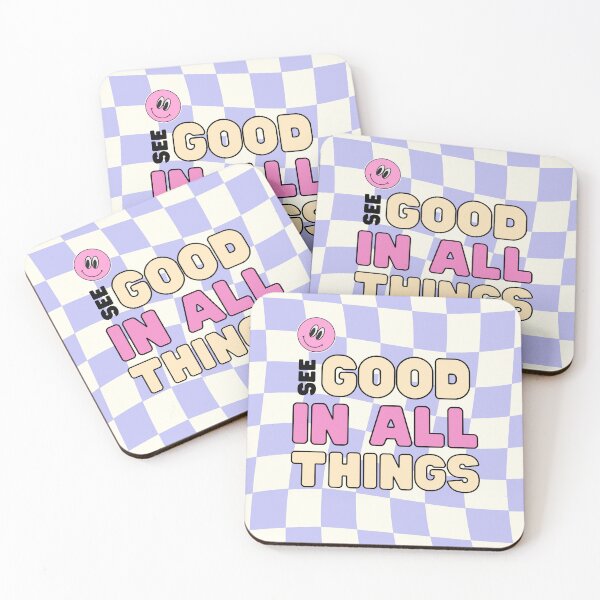 Item preview, See Good In All Things - Retro Typography & Smiley Face designed and sold by MiaBellaGirl.