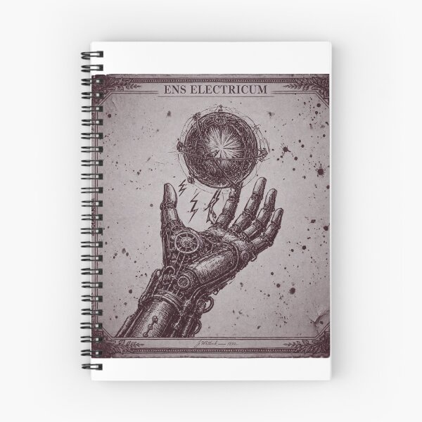 Item preview, Dark Cathedral - "Ens Electricum" Steampunk Hand Holding Electric Orb designed and sold by Neurospicy Trolls.