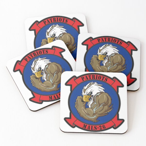 Item preview, Parche del Escuadrón de Logística de Aviación Marina MALS-26 "Patriots" del Cuerpo de Marines de EE. UU. designed and sold by CharlieDesings.