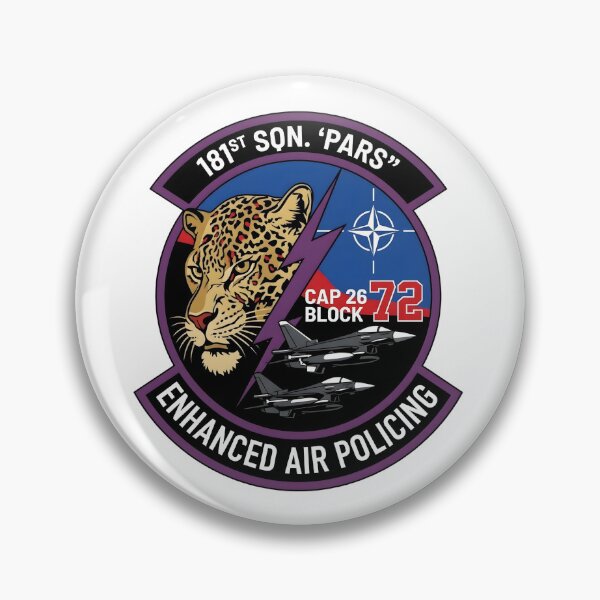 Item preview, Turkish Air Force 181st Squadron "Pars" Enhanced Air Policing Patch designed and sold by CharlieDesings.