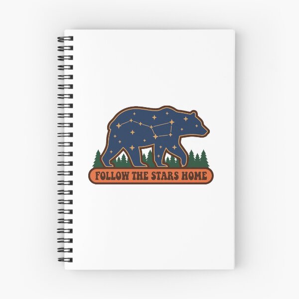 Item preview, Bear Constellation Forest Retro Design designed and sold by AliveStyle.