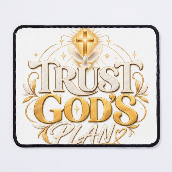 Item preview, Trust God's Plan Christian Faith Inspirational Typography designed and sold by Jayara [Born To Reign].