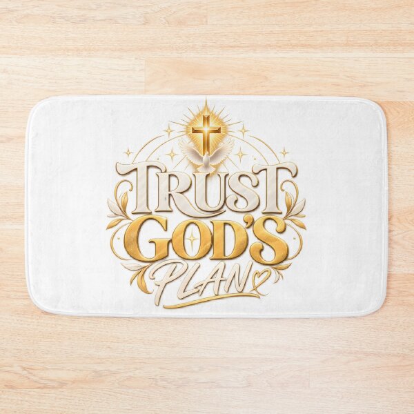 Item preview, Trust God's Plan Christian Faith Inspirational Typography designed and sold by Jayara [Born To Reign].