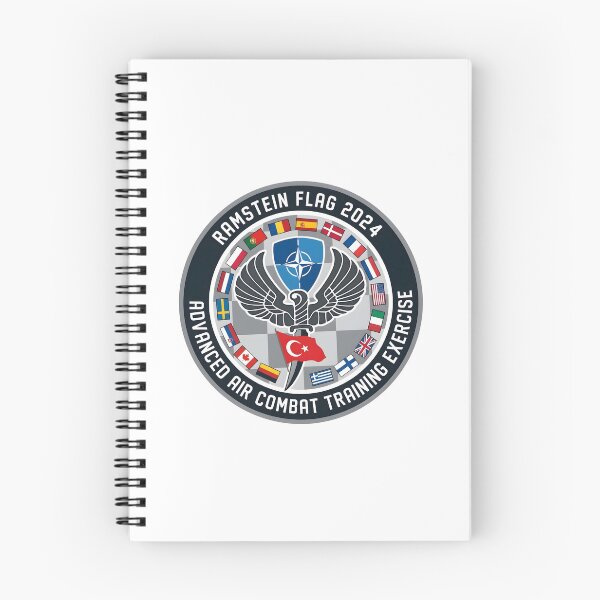 Item preview, NATO Ramstein Flag 2024 Advanced Air Combat Training Exercise Patch designed and sold by CharlieDesings.