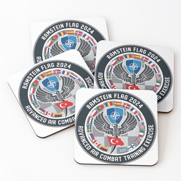 Item preview, NATO Ramstein Flag 2024 Advanced Air Combat Training Exercise Patch designed and sold by CharlieDesings.