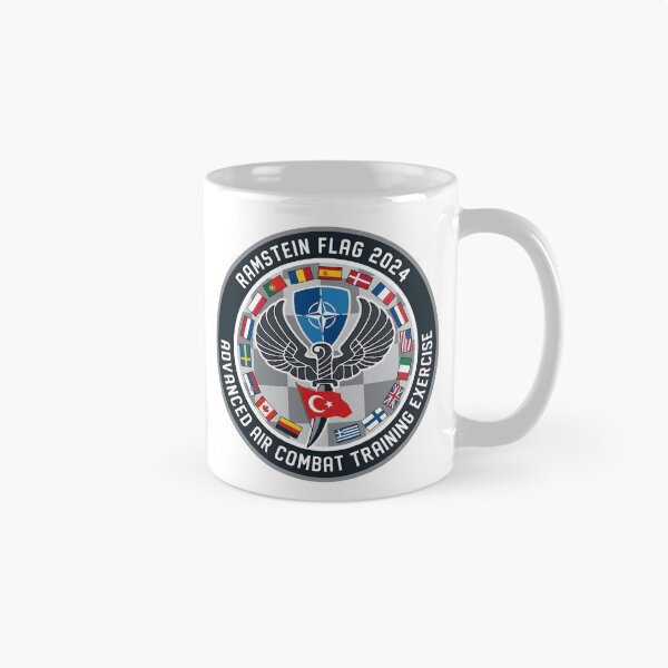 Item preview, NATO Ramstein Flag 2024 Advanced Air Combat Training Exercise Patch designed and sold by CharlieDesings.