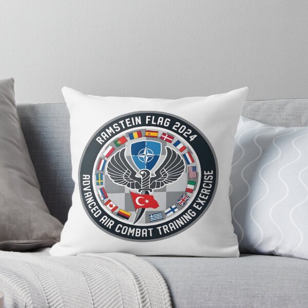 Item preview, NATO Ramstein Flag 2024 Advanced Air Combat Training Exercise Patch designed and sold by CharlieDesings.