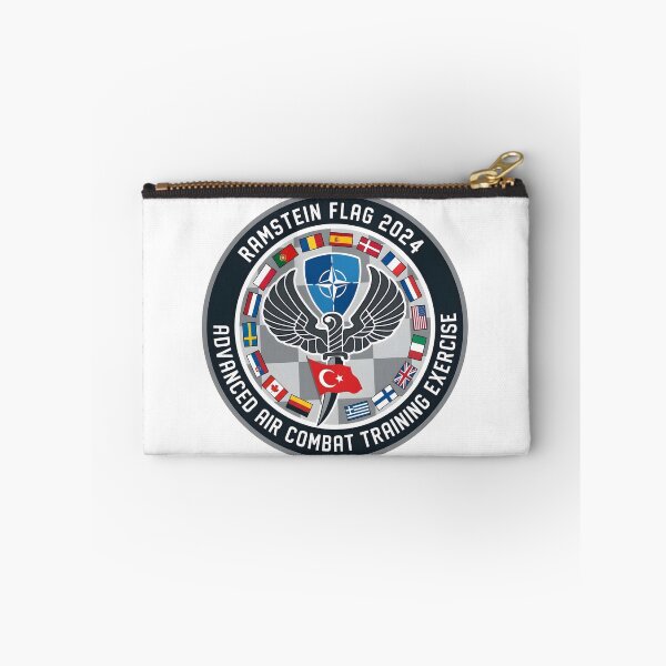 Item preview, NATO Ramstein Flag 2024 Advanced Air Combat Training Exercise Patch designed and sold by CharlieDesings.