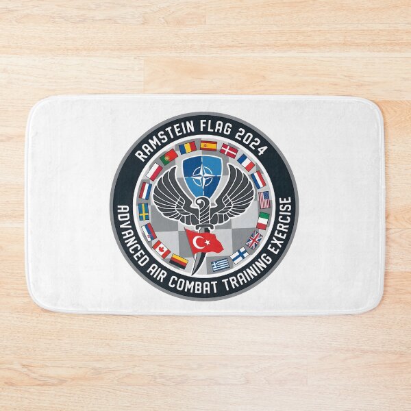 Item preview, NATO Ramstein Flag 2024 Advanced Air Combat Training Exercise Patch designed and sold by CharlieDesings.