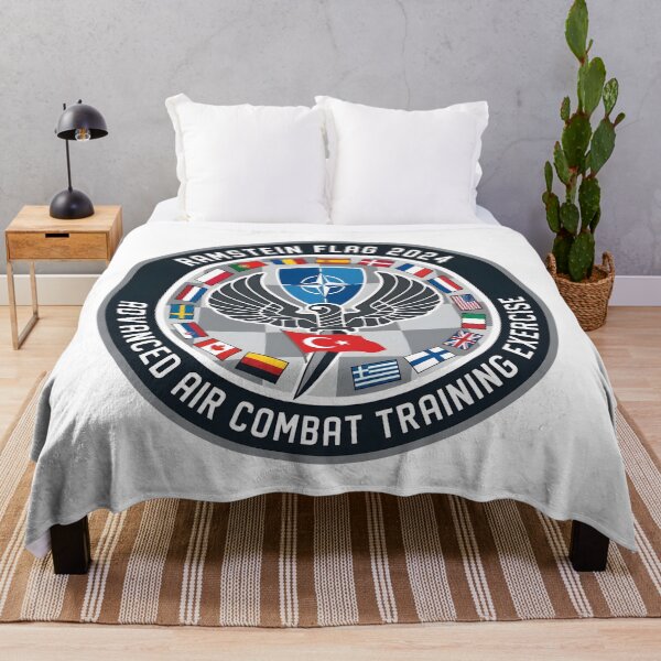 Item preview, NATO Ramstein Flag 2024 Advanced Air Combat Training Exercise Patch designed and sold by CharlieDesings.