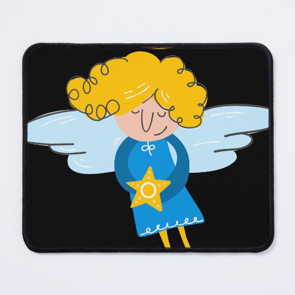 Item preview, Cute Little Angel with Halo and Star Hand-Drawn designed and sold by chaaval.