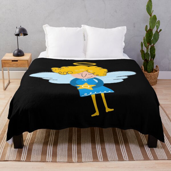 Item preview, Cute Little Angel with Halo and Star Hand-Drawn designed and sold by chaaval.