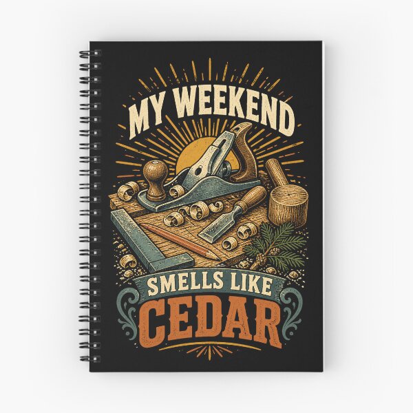 Item preview, My Weekend Smells Like Cedar Vintage Woodworking designed and sold by Gustavo Navarro.