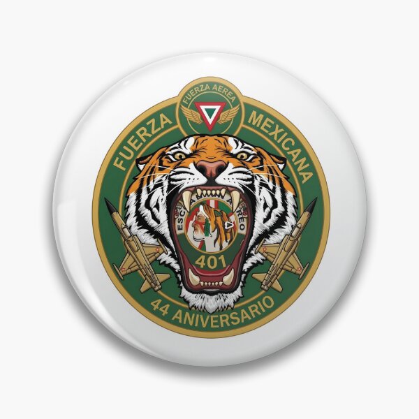 Item preview, Mexican Air Force Squadron 401 44th Anniversary Patch designed and sold by CharlieDesings.