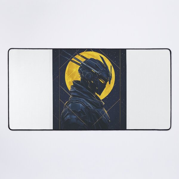 Item preview, 3d Render Of Cyberpunk Samurai, Vibrant Yellow designed and sold by Checho30.