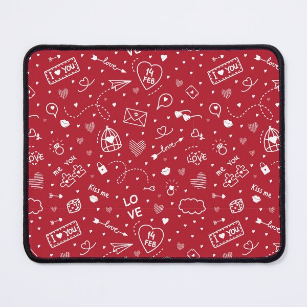 Item preview, Valentines Day Doodle Pattern designed and sold by IrynaAlex.