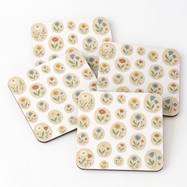 Item preview, Vintage Botanical Pressed Flower Sticker Set designed and sold by ITCHAWAWAA.