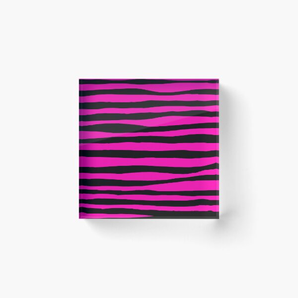 Item preview, Black and Pink Stripe Organic Pattern | Dark Minimal Alt Aesthetic with pink | Dark Feminine Y2K with pink designed and sold by dfly-creations.
