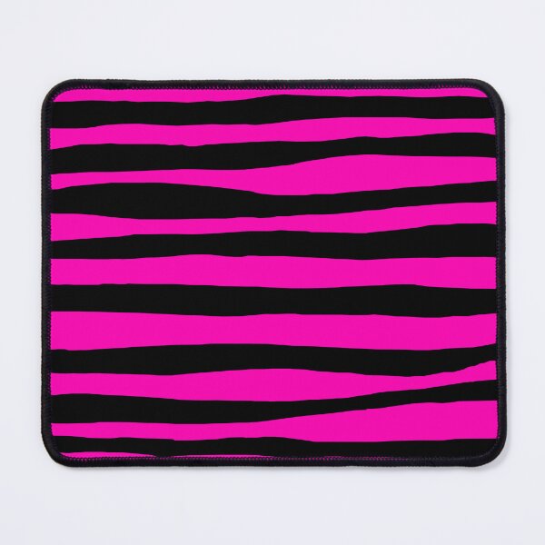 Item preview, Black and Pink Stripe Organic Pattern | Dark Minimal Alt Aesthetic with pink | Dark Feminine Y2K with pink designed and sold by dfly-creations.