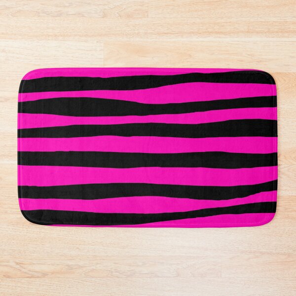 Item preview, Black and Pink Stripe Organic Pattern | Dark Minimal Alt Aesthetic with pink | Dark Feminine Y2K with pink designed and sold by dfly-creations.
