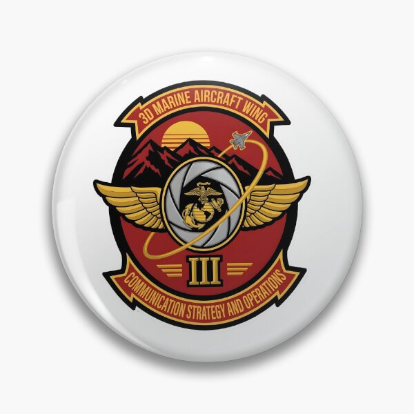 Item preview, US Marine Corps 3rd Marine Aircraft Wing Communication Strategy and Operations Patch designed and sold by CharlieDesings.
