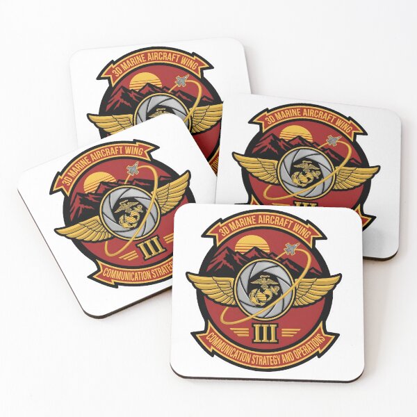 Item preview, US Marine Corps 3rd Marine Aircraft Wing Communication Strategy and Operations Patch designed and sold by CharlieDesings.