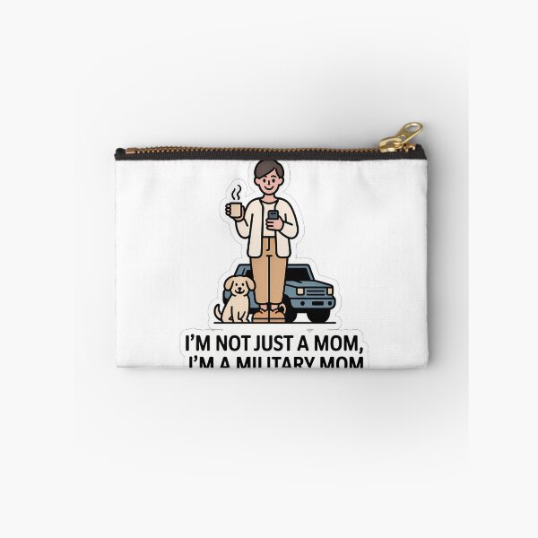 Item preview, Military Mom with Coffee and Dog designed and sold by NiftyWrx.