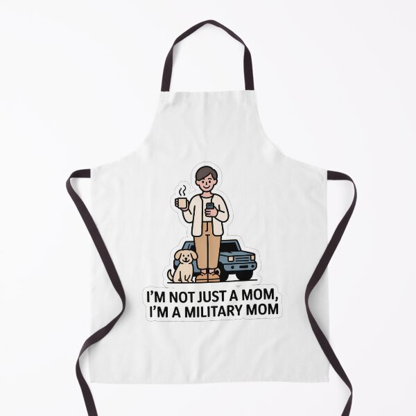 Item preview, Military Mom with Coffee and Dog designed and sold by NiftyWrx.