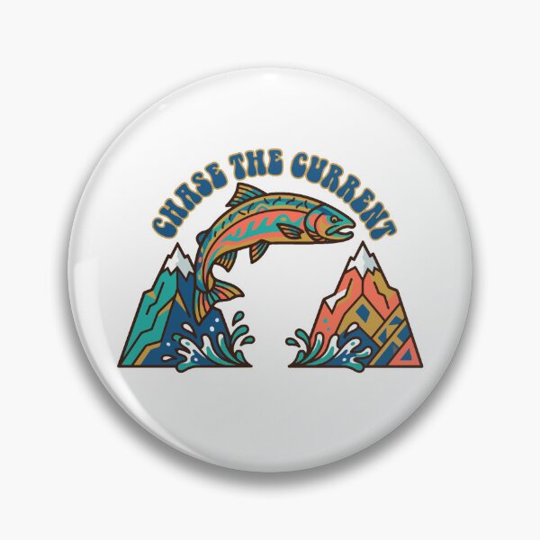 Item preview, Save the Current Fishing Trout designed and sold by AliveStyle.