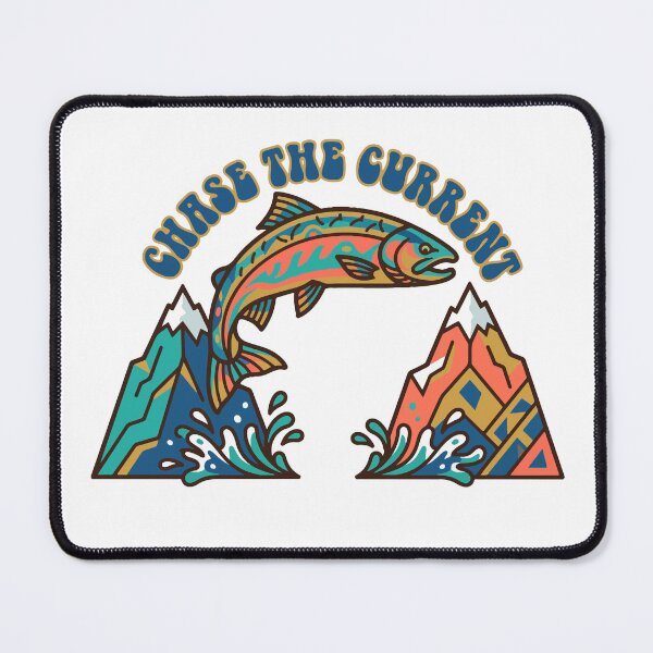 Item preview, Save the Current Fishing Trout designed and sold by AliveStyle.