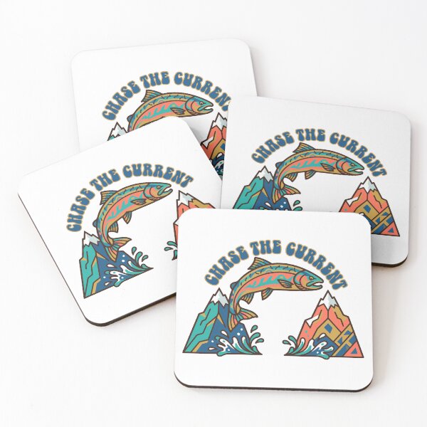 Item preview, Save the Current Fishing Trout designed and sold by AliveStyle.