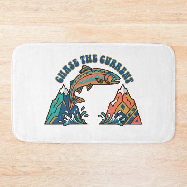 Item preview, Save the Current Fishing Trout designed and sold by AliveStyle.